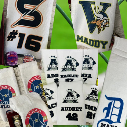 Personalized Football Towel | Quarterback waist loop towel