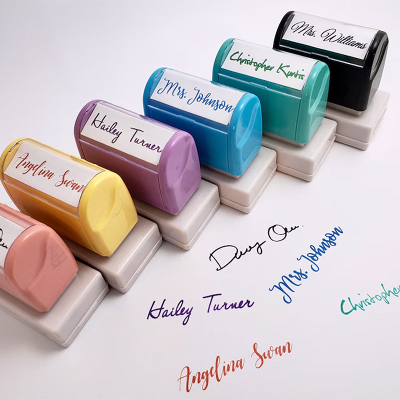 Personal Signature Self Inking Stamp for Custom Signature