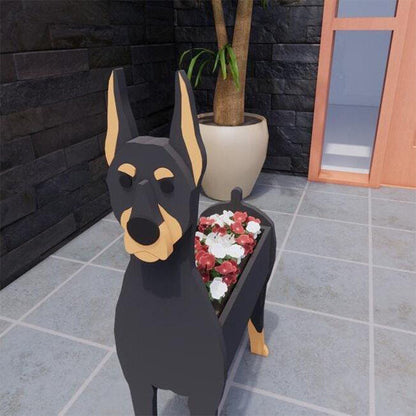 Dog Cat Pet Organizer Patio Indoor Outdoor Wood Planter