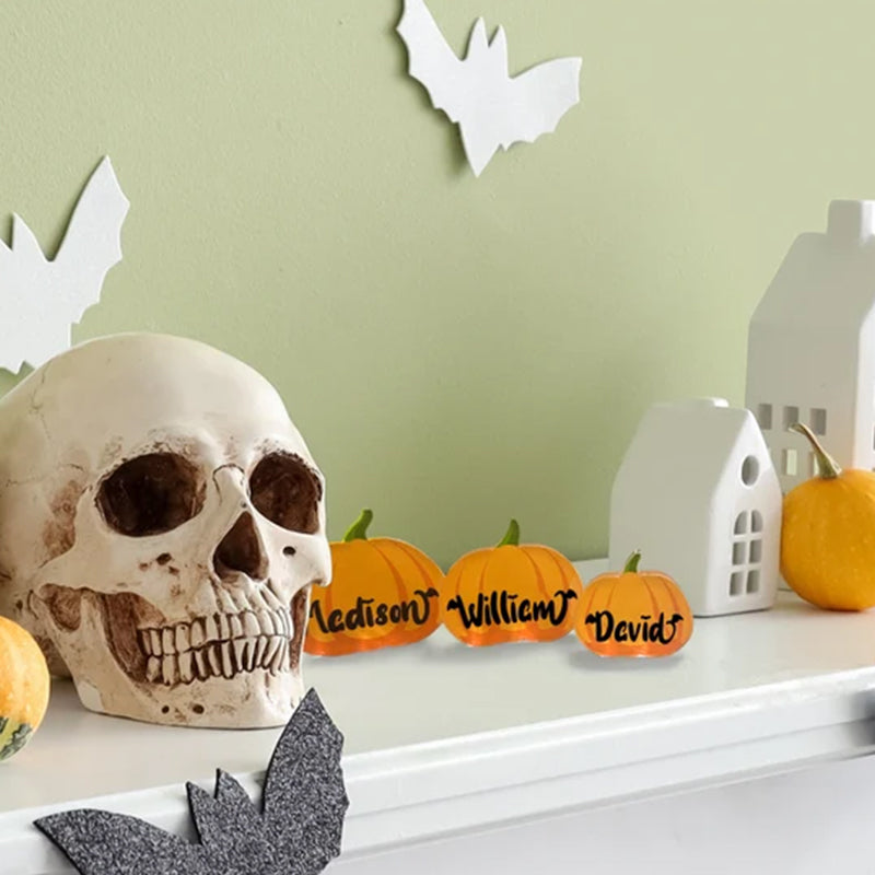 Personalized Pumpkins, Fall Decor, Personalized Halloween Decor