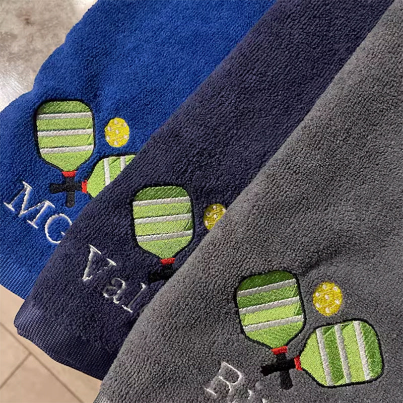 Personalized Pickleball Towel, Birthday Gift For Men