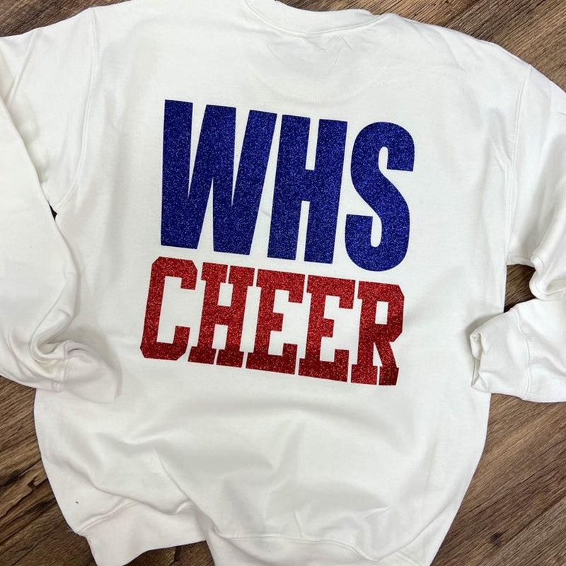 Glitter Cheer Hoodie - Custom Teamwear Hoodie