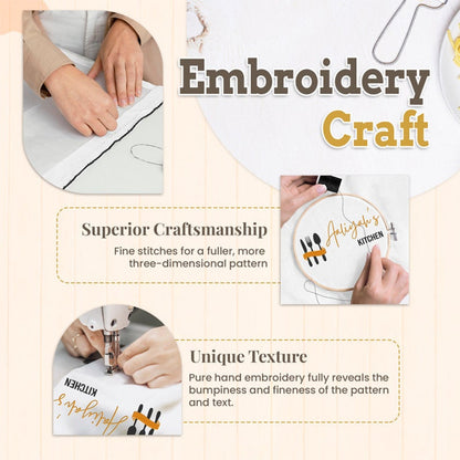 Personalized Cooking Apron for Woman Man Kid with Pockets
