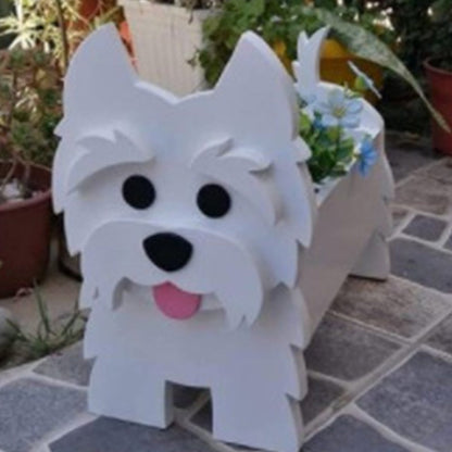Dog Cat Pet Organizer Patio Indoor Outdoor Wood Planter