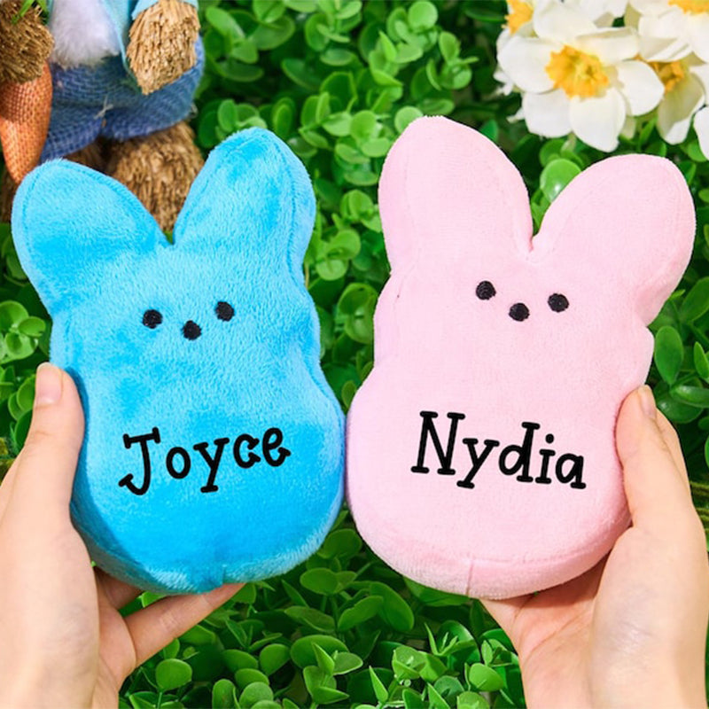 Personalized Easter Peep,Custom Easter Bunny Plush