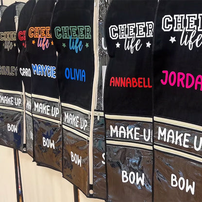 Personalized Cheer Life Garment Bags