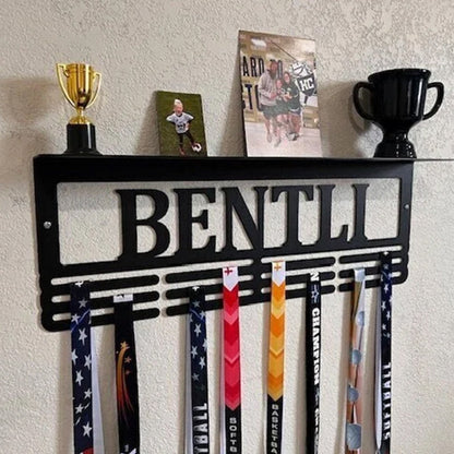 Custom Name Medal Hanger and Trophy Shelf