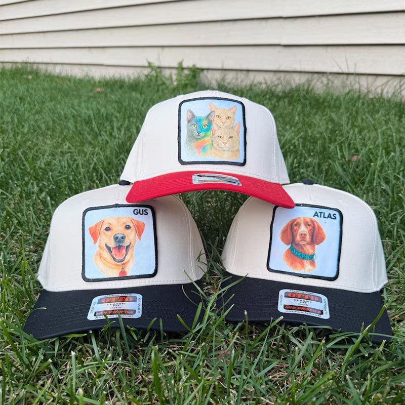 Custom Pet Portrait Trucker Hat