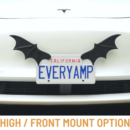 License Plate Bat Wings