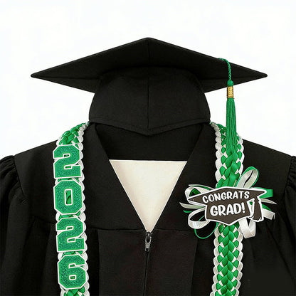 Graduation Leis - Double Braided Ribbon Lei