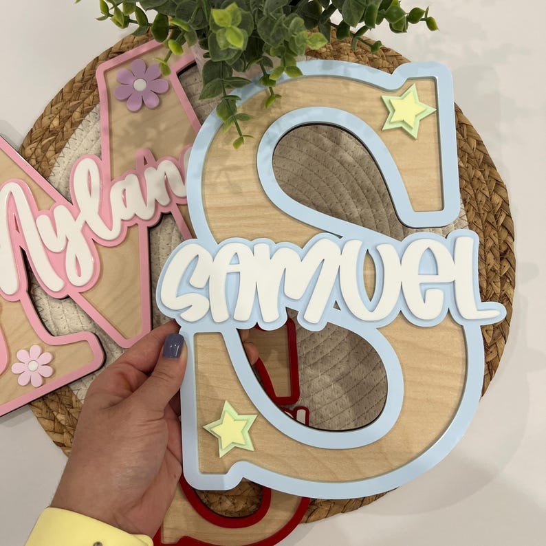 Kids Name Door Sign, Kids Name Personalized, Kids Name Room Sign, Personalized Kids Name Sign
