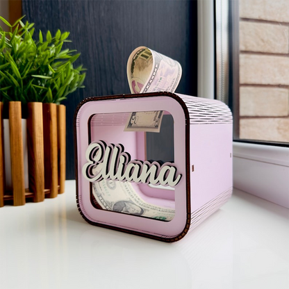 Personalized Piggy Bank, Kids Bank, Money Box, Name Piggy Bank