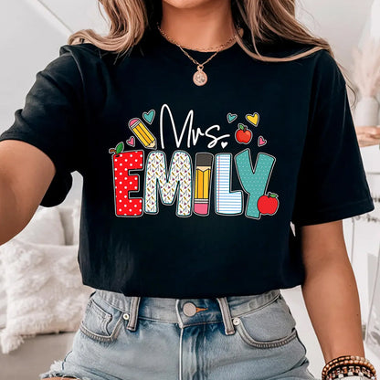 Custom Teacher Shirt, Teacher Name Shirt, Teacher Gifts Personalized