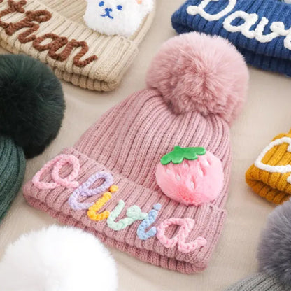 Toddler Winter Hat, Personalized Kid's Hat