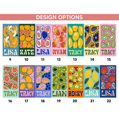Personalized Retro Beach Towel with Name,Groovy Vibes Beach,Retro Floral Towel