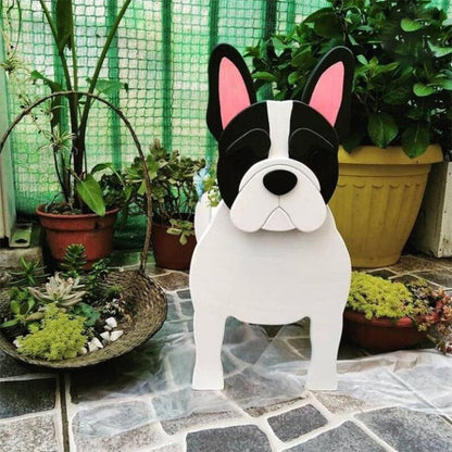 Dog Cat Pet Organizer Patio Indoor Outdoor Wood Planter