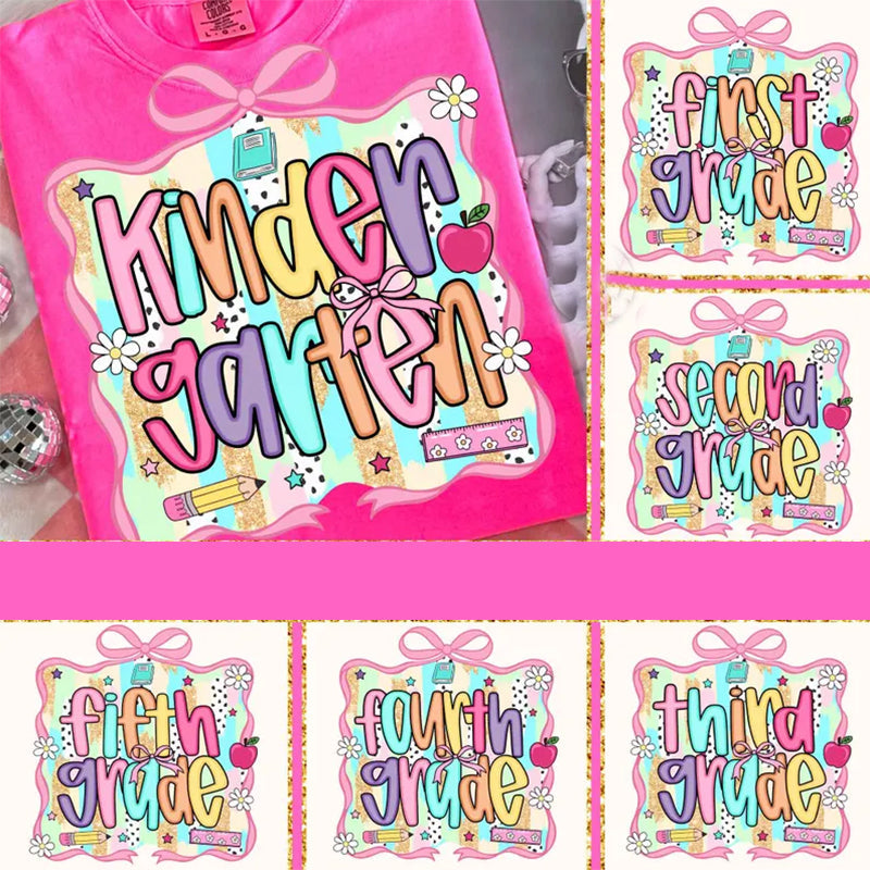 Preppy Pre-K Shirt Back To School Shirt, Personalized Hello Pre-k Tee