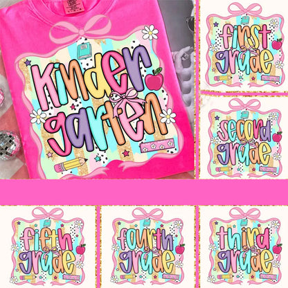 Preppy Pre-K Shirt Back To School Shirt, Personalized Hello Pre-k Tee