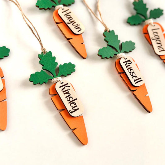 Easter Basket Tag, Easter Tag, Easter Ornament, Carrot Tag