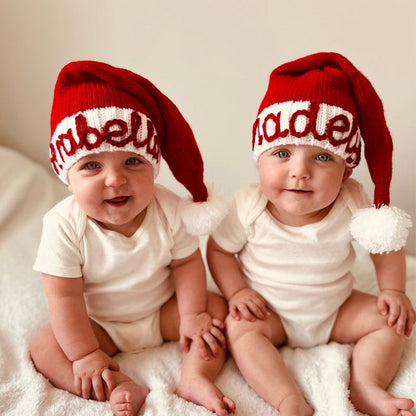Personalised Christmas Santa Hat . Baby Toddler & Aldult Santa Hat