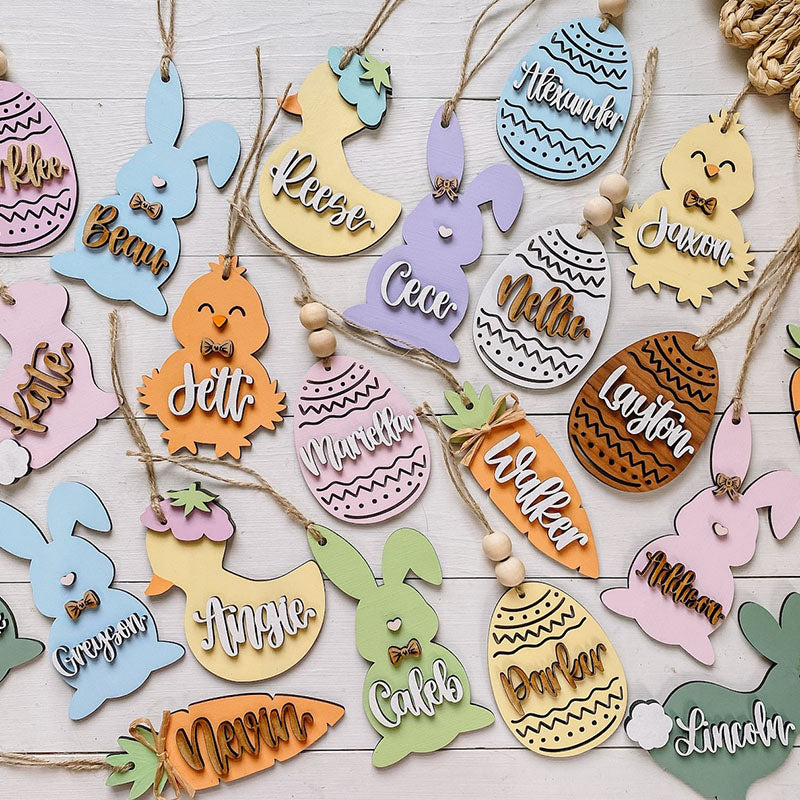 Personalized Easter Basket Tags