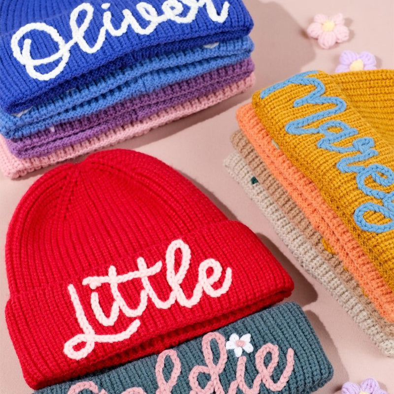 Personalized Kids Hats – Custom Embroidered Winter Warm Hats