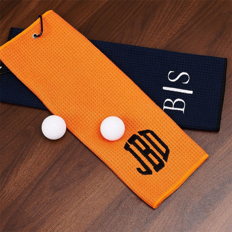 Personalized Print Golf Towel Custom Golf Towel