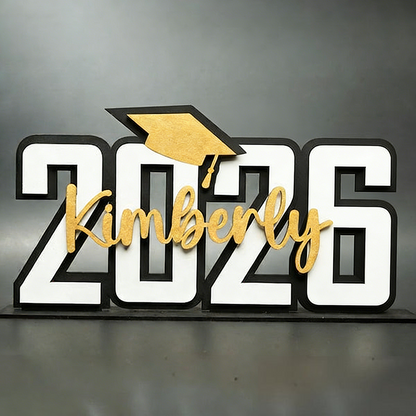 Personalized Graduation Class of 2026 Sign, Graduation Table Decor & Centerpiece