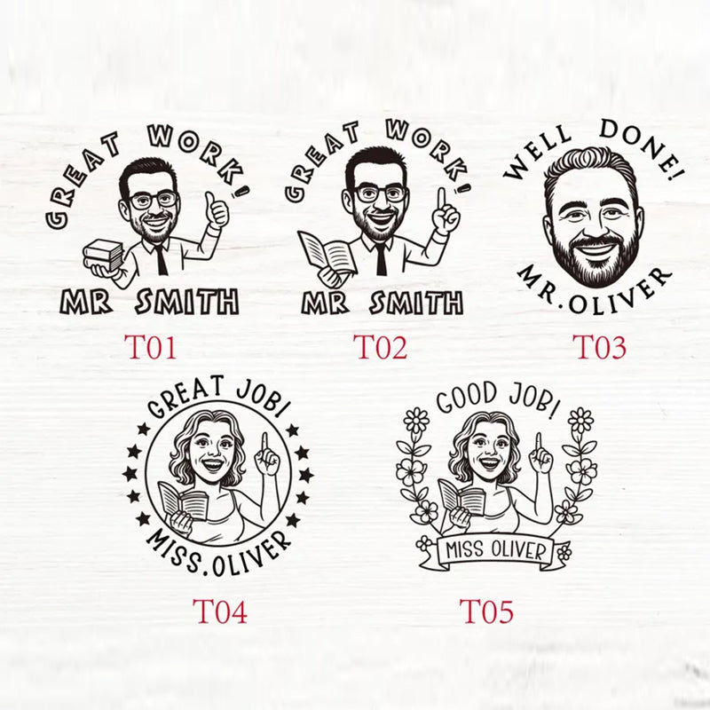 Teacher Stamp, Personalized Teacher Stamp