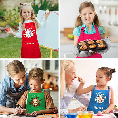 Personalized Cute Animal Adjustable Kid Apron