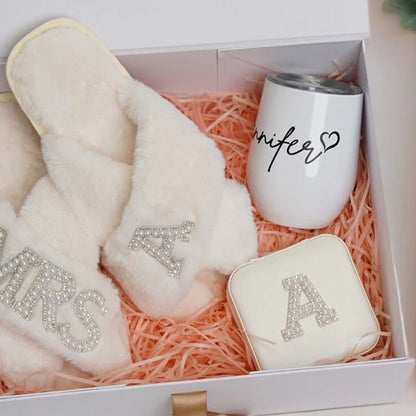 Luxury Bride Gift Box Set, Future Mrs Gift Box,Personalized Bridal Shower Gift