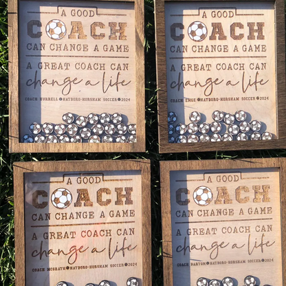 Soccer Coach plaque End of Season team gift club