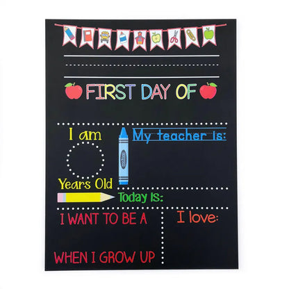 First Day of School Sign, Real Reusable First Day of School