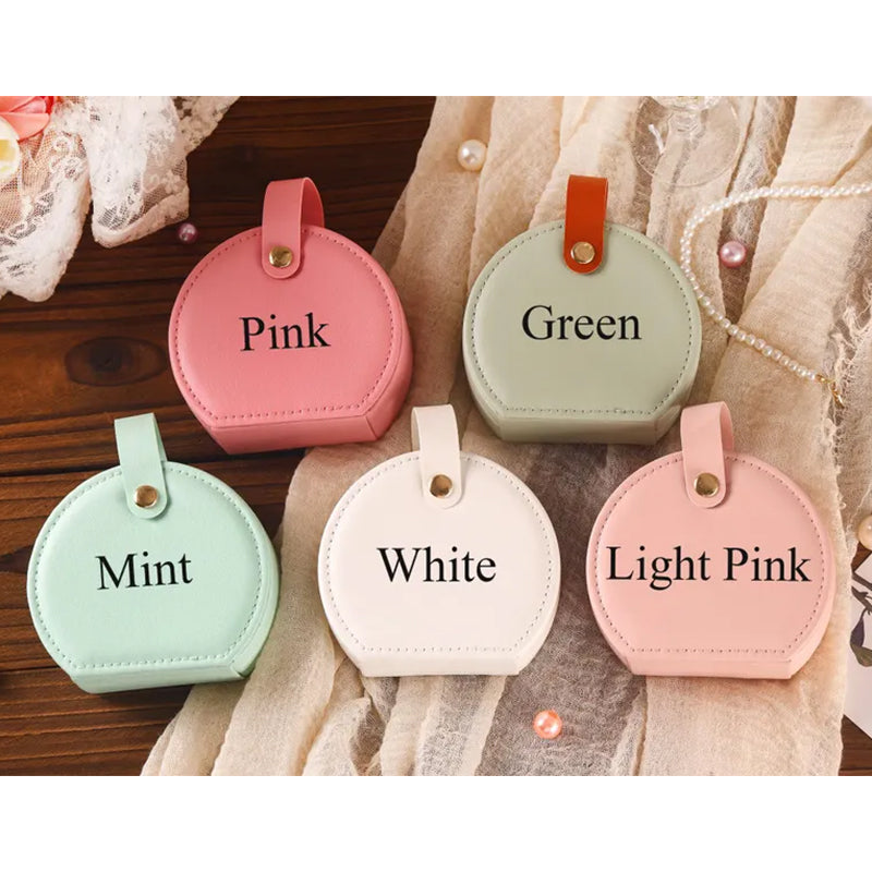 Personalized Birth Flower Jewelry Box: Custom Name Travel Keepsake