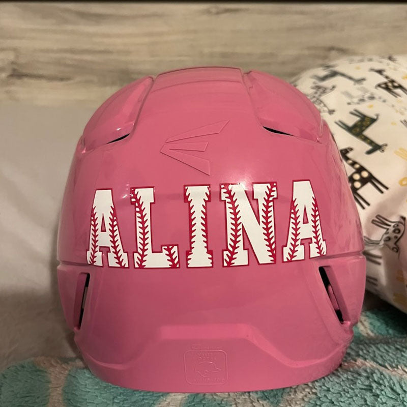 Baseball Softball Helmet Decal, Personalized, Baseball Softball Sticker