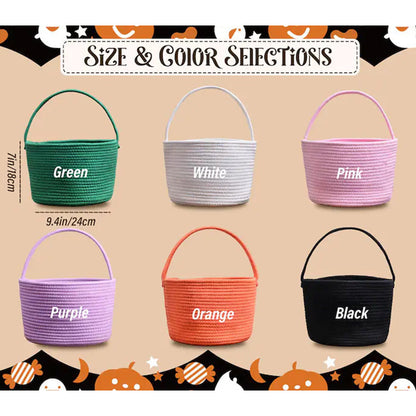 Custom Halloween Treat Bag with Name – Trick or Treat Basket