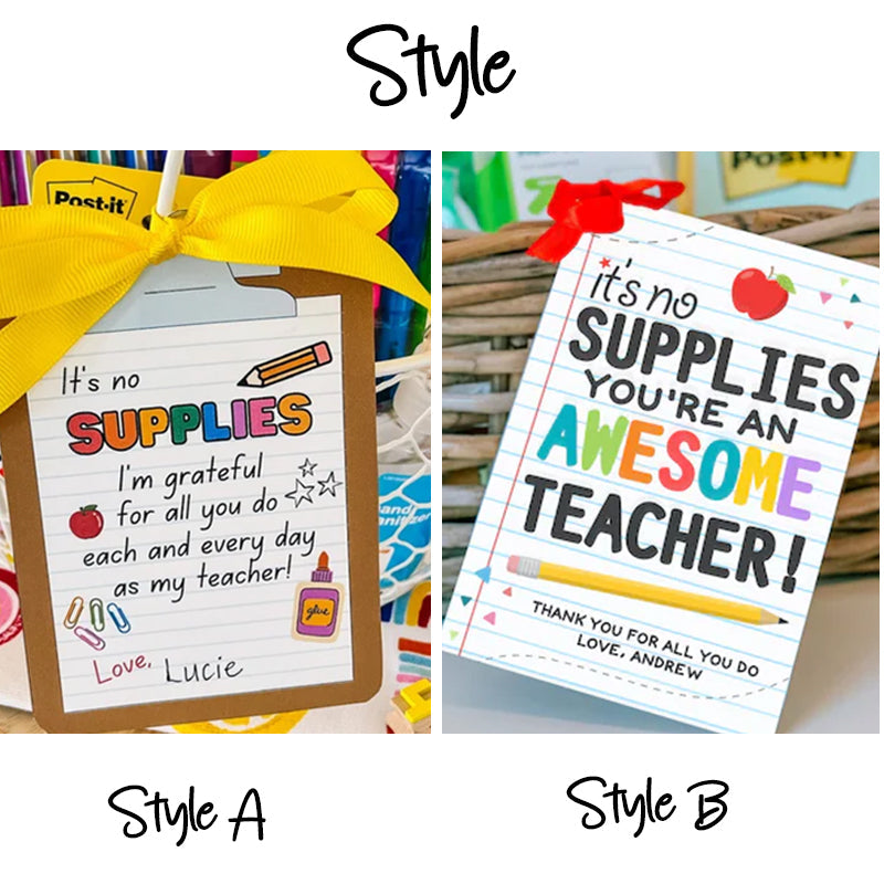 Teacher Appreciation Gift Tag  Acrylic Tag
