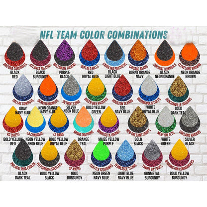 Custom Triple Layer Baseball Jersey Number Earrings