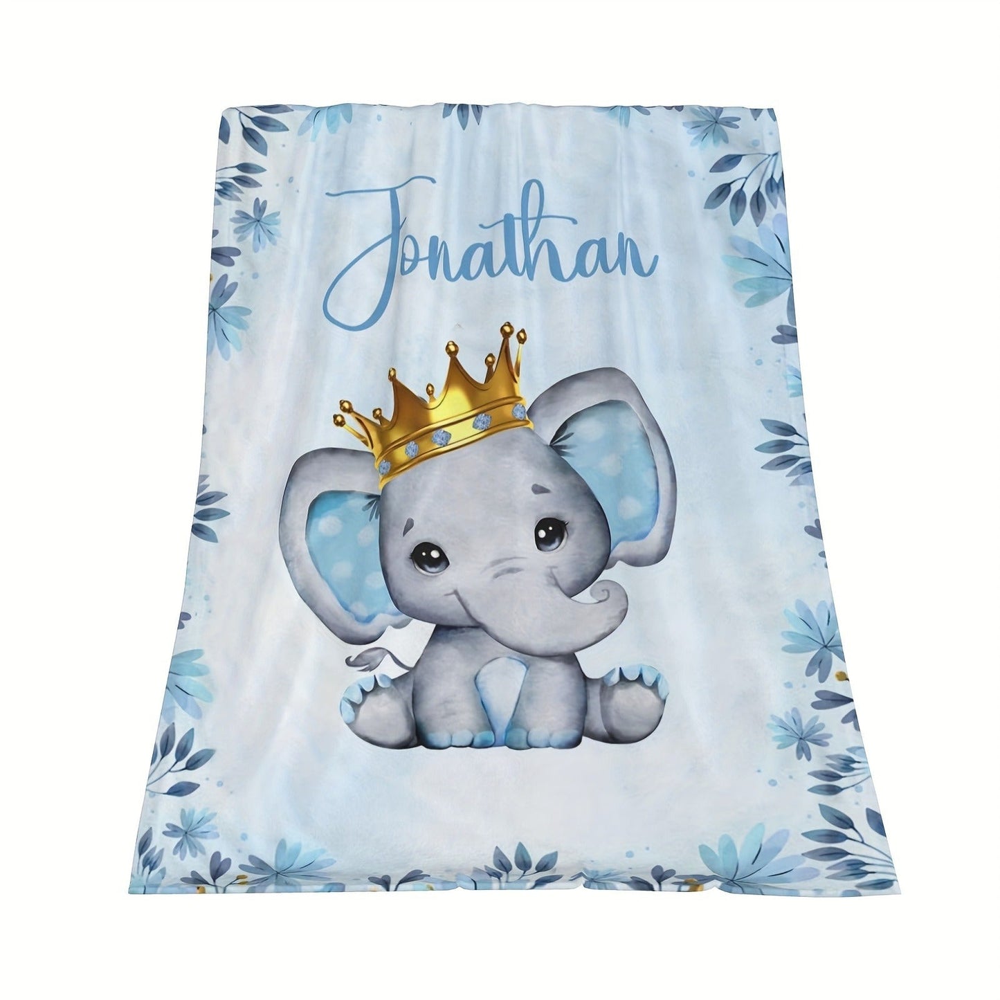Custom Name Personalized Blanket for Girls Boys