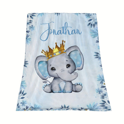 Custom Name Personalized Blanket for Girls Boys