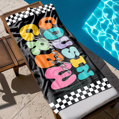Cousin Crew Beach Towel, Summer Beach Gift For Cousin,