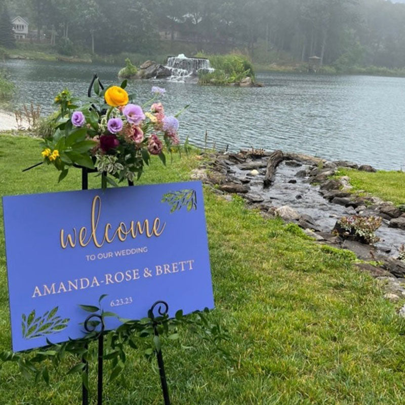 Welcome Wedding Sign - Bridal Shower Welcome Sign - Welcome Sign Wedding Modern