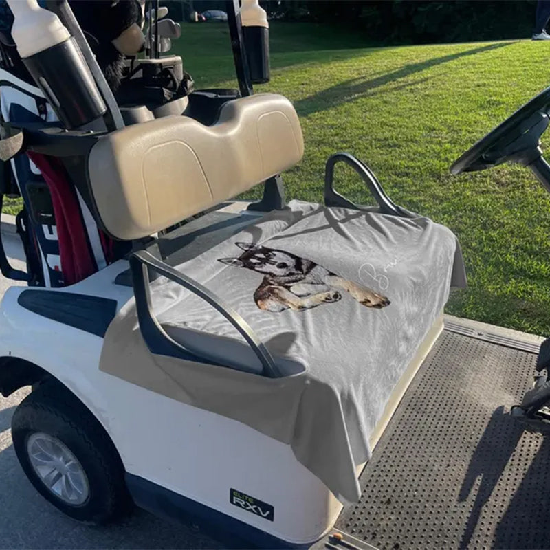 Custom Design Premium Cloth Golf Cart Seat Cover