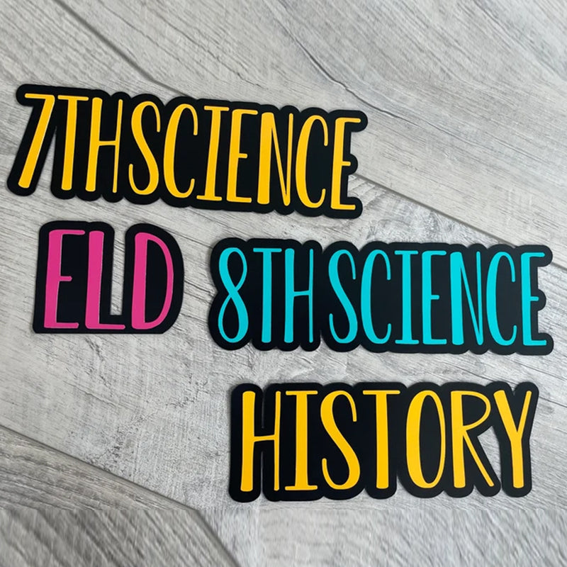 White Board Custom Magnetic Labels