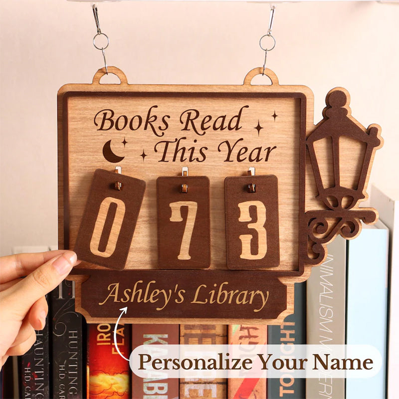 Personalized Books Read Tracker - Books Read This Year
