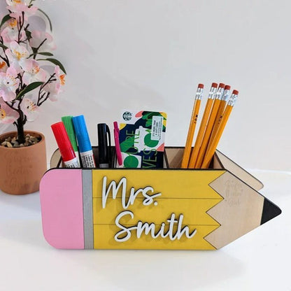 Teacher’s Gift Pencil Holder Desk Organizer
