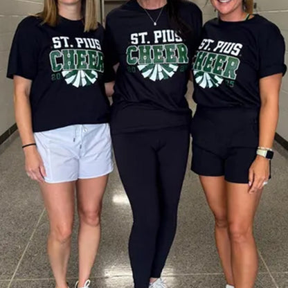 Custom Cheer Team Name Sweatshirt, Custom Cheerleader Gift Two Sided Hoodie