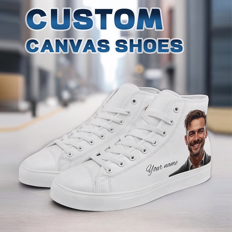 Custom High Top Sneakers: Personalized Photo Canvas Shoes