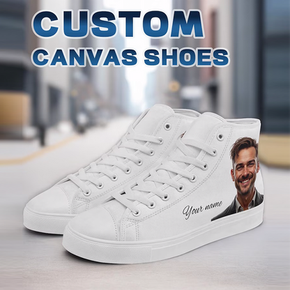 Custom High Top Sneakers: Personalized Photo Canvas Shoes