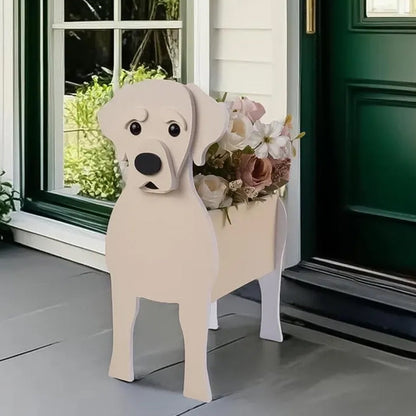 Dog Cat Pet Organizer Patio Indoor Outdoor Wood Planter